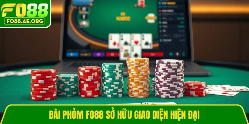 Bài Phỏm Fo88 sở hữu giao diện hiện đại