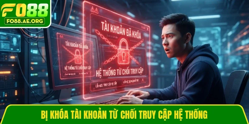 Bị khóa tài khoản từ chối truy cập hệ thống