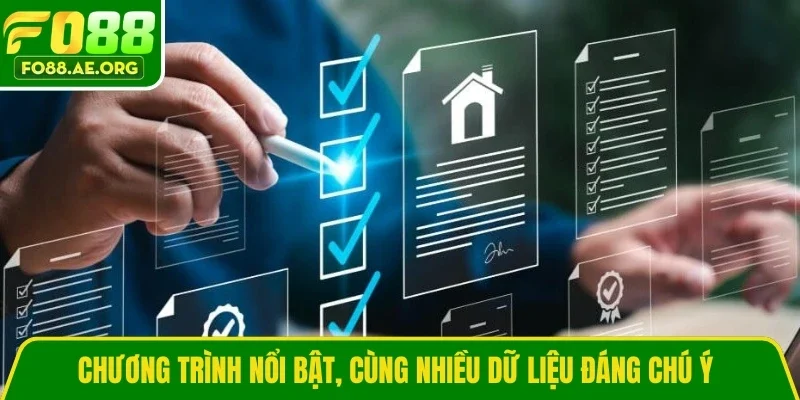 Chương trình nổi bật, cùng nhiều dữ liệu đáng chú ý