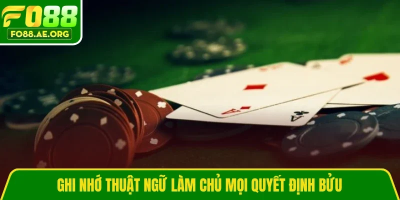Ghi nhớ thuật ngữ làm chủ mọi quyết định Bửu