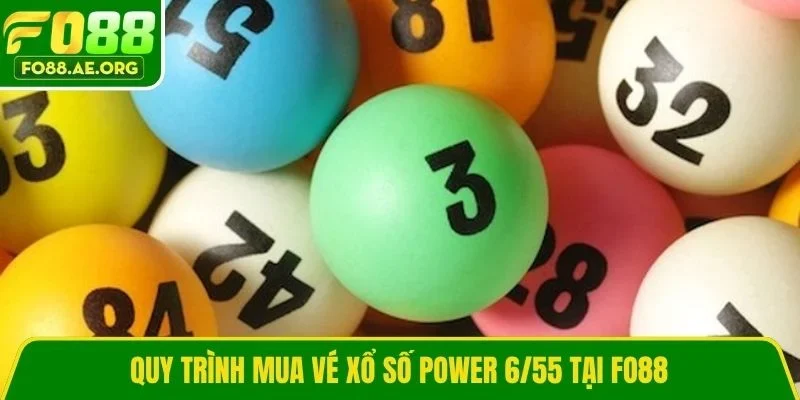Quy trình mua vé xổ số Power 6/55 tại Fo88