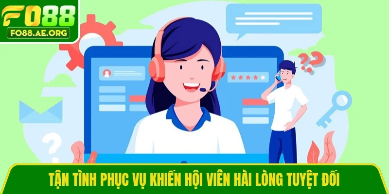Tận tình phục vụ khiến hội viên hài lòng tuyệt đối